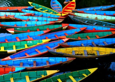 le barche di Pokhara